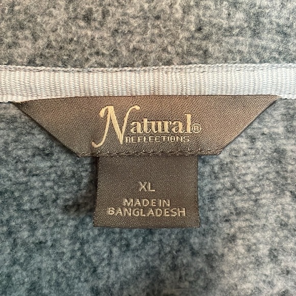 Women’s Natural Reflections XL quarter “zip” pullover. (no zip but buttons) - Picture 3 of 8